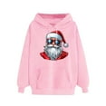 thumbnail image 5 of Craaazy Women's Christmas Hoodies with Long Sleeves Loose Fit Pockets Sweatshirt Gifts, 5 of 6