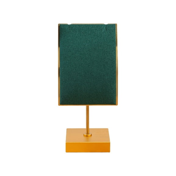 Functional and Trendy Jewelry Holder Elegant Square Metal Jewelry Stand Space Saving Organizers For Desk Or Vanity