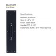 thumbnail image 3 of Tirador de puerta BRINKS Commercial, 38 x 9 cm, color negro mate, 3 of 7