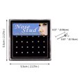 thumbnail image 5 of 40PCS Geometric Nose Stud Jewelry Accessories Decoration for Women Men Stylish Body Piercing 24PCS, 5 of 9