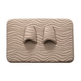 thumbnail image 2 of Alfombra de baño con patrón de olas 23.6x15.7 pulgadas, alfombra de puerta de microfibra absorbente y antideslizante para ducha y uso doméstico, 2 of 6