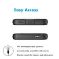 thumbnail image 7 of Galaxy S24 / S24 Plus Case, Samsung Galaxy S24 Plus Holster Clip, Tekcoo [Tshell] Shock Absorbing [Black] Secure Swivel Locking Belt Defender Heavy Full Body Kickstand Carrying Tank Armor Cases Cover, 7 of 7