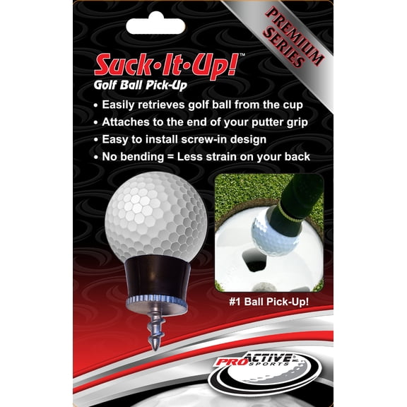 ProActive Sports Golf Suck-It-Up! Black Golf Ball Retriever New