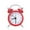 Red, variant on Clearance! Chaoliuy Bell Alarm Clock Wind Up Alarm Clock Twin Bell Silent Alloy Stainless Metal Alarm Clock