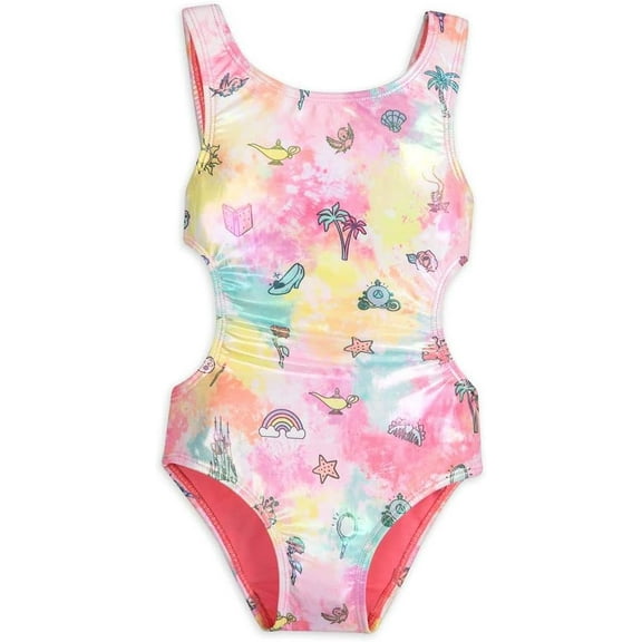 Disney Princess Swimsuit for Girls, Size 4