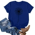 thumbnail image 6 of CALAFEBILA Women T-Shirt Summer Comfortable Mother's Day Hiking Printed Loose Fit Plus Size Tops for Women, 6 of 8