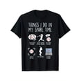thumbnail image 1 of T-Shirt Graphique de Baseball à Manches Courtes Col Rond Sport Extérieur Unisexe, jusqu'à la Taille 3TG, 1 of 4