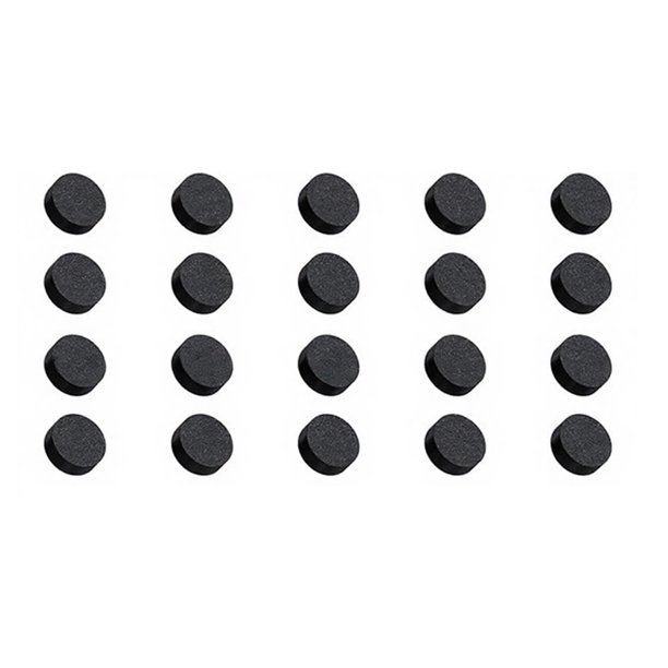 20 pegatinas de sombreado para gafas inteligentes, reutilizables, suaves, adhesivas, cubiertas para indicadores LED, pegatinas de privacidad negras mate, accesorios para gafas inteligentes.