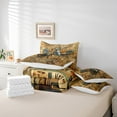 thumbnail image 4 of Erosebridal 3D Insect Animal Bedding Sets Queen Size, Egyptian Pattern Comforter Sets with Sheets, Reversible 7 Pieces, 4 of 5