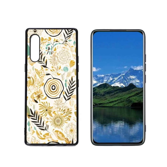 Abstract-boho-11 Phone Case, Degined for LG Velvet 4G Case Men Women, Flexible Silicone Shockproof Case for LG Velvet 4G