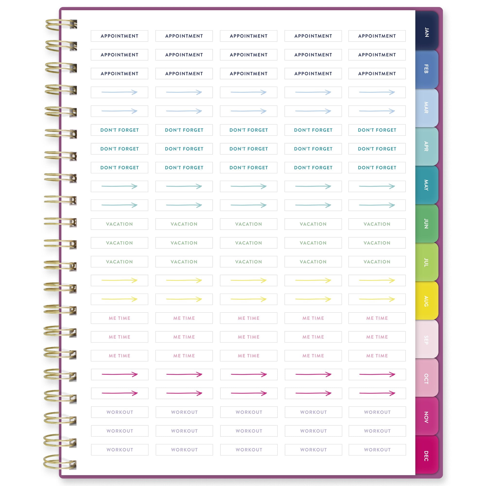 Simplified by Emily Ley for AT-A-GLANCE 2027 Weekly Monthly Planner Nostalgia
