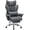 Dark gray, variant on Office Chair with Footrest, 440LBS Capacity Big and Tall Executive Chair, Ergonomic High Back Desk Chair with Reclining Function, Faux Leather Computer Chair for Home Office