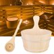 thumbnail image 3 of Accesorios para Sauna, barril de madera, cuchara, lámpara a prueba de explosiones, reloj de arena, higrotermógrafo, juego de aceite esencial, 3 of 13