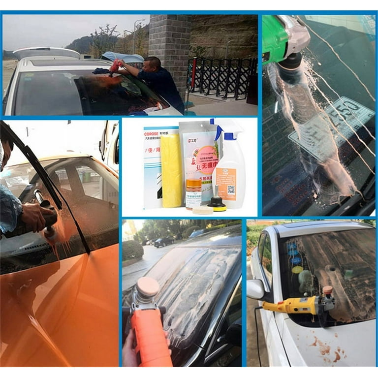 34x Car Windshield Deep Scratch Remover Cerium Oxide Powder Glass Polishing  Kit