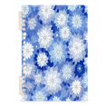 thumbnail image 2 of Wirebound Notebook Hardcover Spiral Notebooks Blue and White Snowflake, 60 Pages, 80 GSM, 5.7 x 8.3in, 2 of 7
