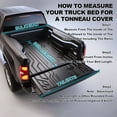 thumbnail image 6 of Spec-D Tuning Hard Quad Fold Tonneau Cover Compatible with 2000-2006 Toyota Tundra 6'6" Short Bed, 6 of 7