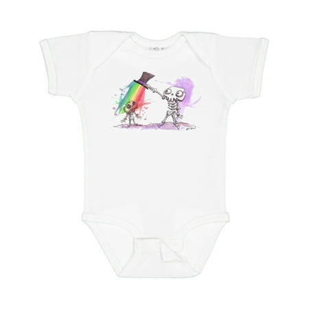 

Inktastic Skeleton Magic Trick Gift Baby Boy or Baby Girl Bodysuit