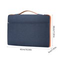 thumbnail image 3 of Laptop Case Sleeve 16 inch, Durable Carrying Bag Shockproof Protective Case Cover, Handbags Briefcase Laptop Bag Compatible with 16" Computer, Blue, 3 of 6