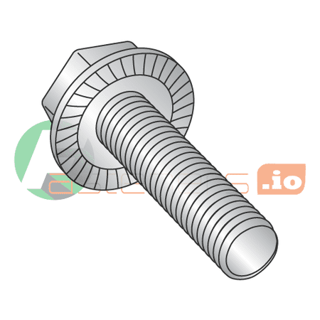 

10-24 x 3/4 Serrated Hex Flange Screws / Unslotted / 18-8 Stainless Steel (Quantity: 2 000 pcs)