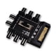 thumbnail image 1 of Monstrate Hub de ventilador de placa base de computadora, divisor de 1 a 8 vías, controlador de velocidad de enfriamiento, adaptador de toma de Juegos de teclado y mouse para computadora No.01, 1 of 6