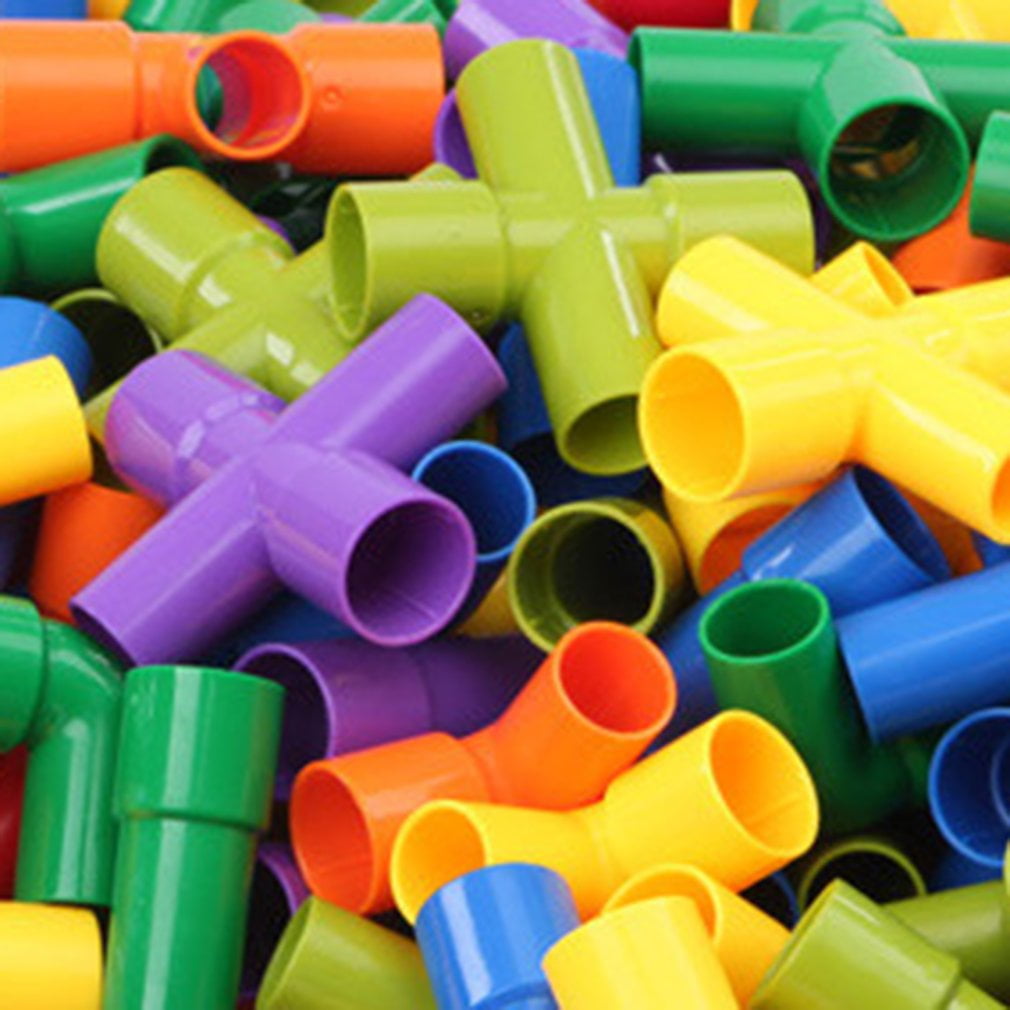 plastic pipe building toys