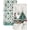 Christmas Cabin, variant on 2Pcs Christmas Kitchen Towels Decorative Xmas Theme Cute Xmas Tree Dish Towel Absorbent Kitchen Dish Cloth Hand Tea Towels for Cleaning Drying Holiday Gifting, 16x24in