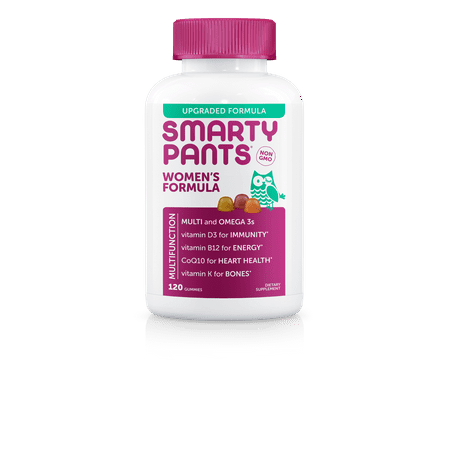 SmartyPants Womenâs Complete Multivitamin Gummies, 120 (Best Vitamins For 28 Year Old Woman)