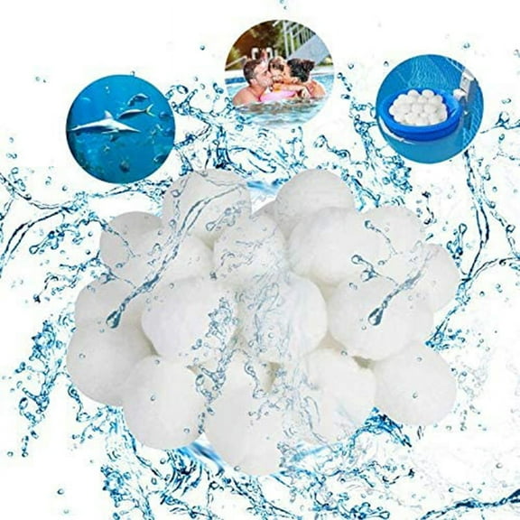 filter balls, filter balls for sand filter systems, 700 g filter balls replace 25 kg filter sand for pool sand filters, swimming pools, filter pumps, aquarium sand filters