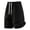 Black, variant on hlysgo Men's Big and Tall Shorts Linen Lightweight Comfy Cozy Short Summer Beach Breathable Short with Pockets Gray,3xL