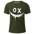 thumbnail image 4 of Men's Graphic Tees Printed Casual Summer Tee Tops Short Sleeve T-Shirts Fashion Tees, 4 of 7
