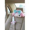thumbnail image 4 of 2Pcs/Set Cute Kuromi & My Melody Car Neck Pillow Soft and Comfortable Seat Cushion Cartoon Car Universal Neck Support Pillow, 4 of 11