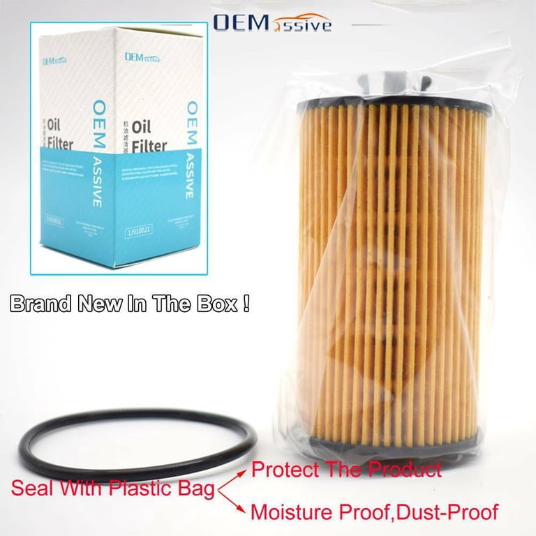 3PCS Oil Filter For Chevrolet Buick Encore Opel Pontiac Saturn 