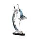 thumbnail image 4 of Estatua de bailarina de resina, elegante figura de bailarina para mueble de TV, mesa de comedor Azul, 4 of 9