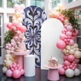 4FT Arch Backdrop Covers, Blue Purple Boho Wedding Arch Cover Stretchy ...