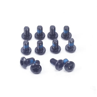 Lefu 12pcs M5x9mm Boulons de Rotor de Frein à Disque Acier T25 Freins à Vélo Vis à Disque