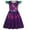 A03627-Mal, variant on Benylion Girls Costumes Popular Musical Princess Dresses Fancy Dress Up Clothes Toddler Halloween Party Cosplay Outfit for 5-6 Years