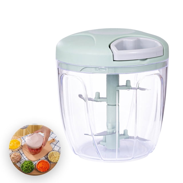 leyfeng Picadora manual de alimentos Picadora manual de ajo Picadora de cebolla Picadora manual de ajo Procesador de verduras