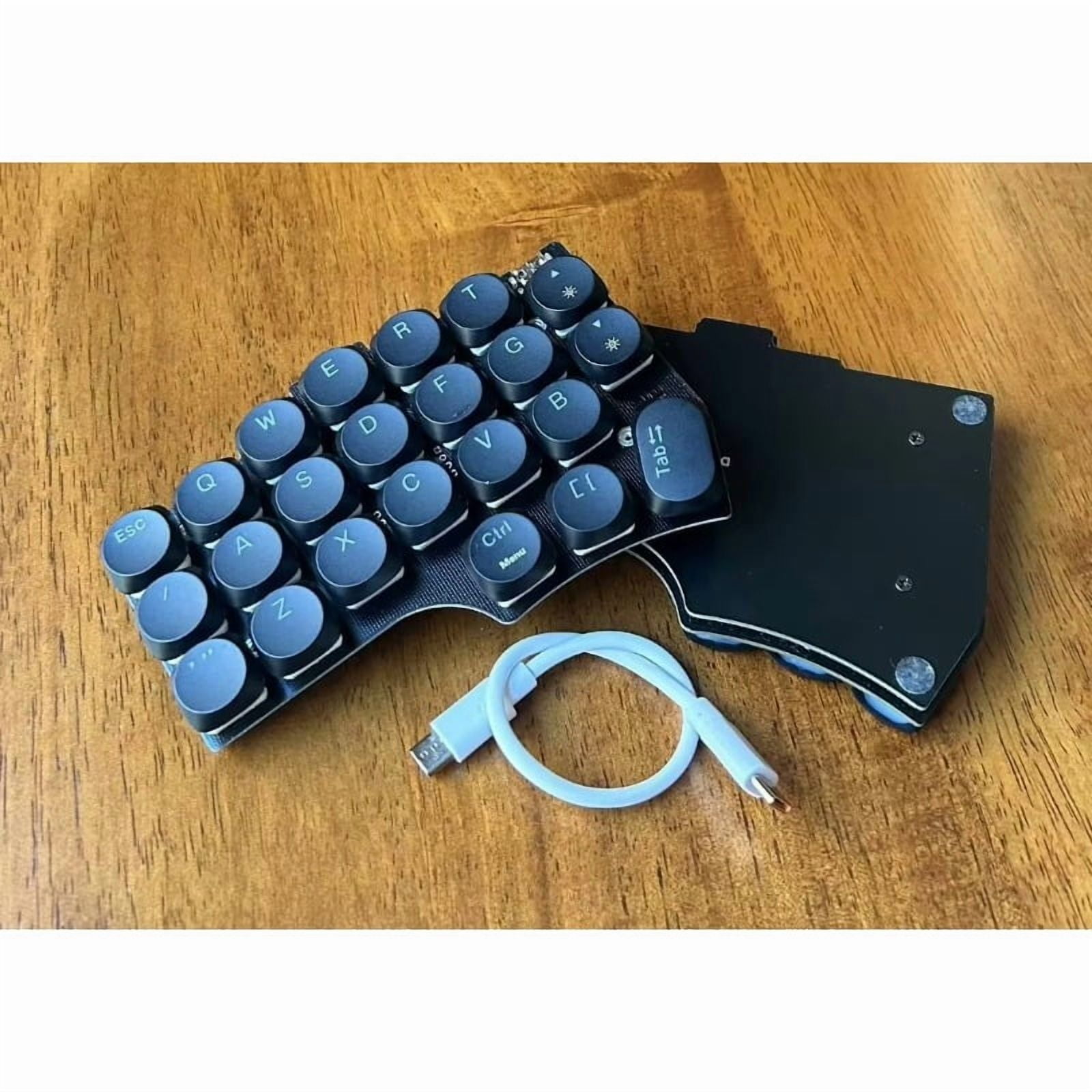 Corne V4 Low Profile Split Keyboard Customized RGB Single-mode Wired Split Mechanical Keyboard Ergonomics VIAL Keymap Red Switch