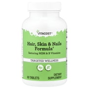 Vitacost Hair, Skin & Nails Formula Featuring MSM & B Vitamins, 60 Tablets
