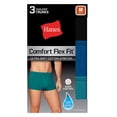 thumbnail image 3 of Hanes Men's Comfort Flex Fit Ultra Soft Cotton Stretch Trunks, 3 Pack, 3 of 4