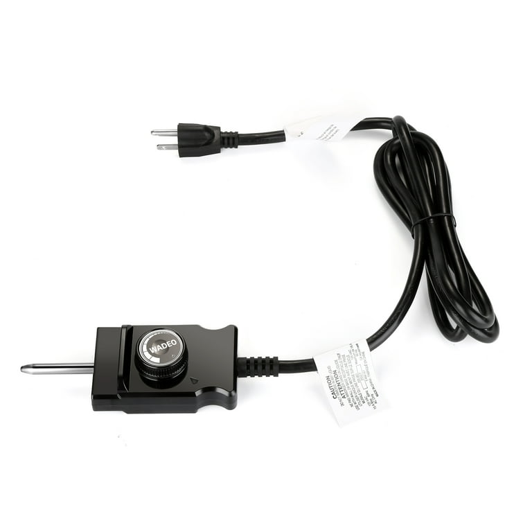 WADEO Adjustable Thermostat Probe Control Cord for Electric Skillet Cord Replacement, Outdoor Cooking Electric Smokers and Grills Heating Element WADEO Adjustable Thermostat Probe Control Cord for Electric Skillet Cord Replacement, Outdoor Cooking Electric Smokers and Grills Heating Element
