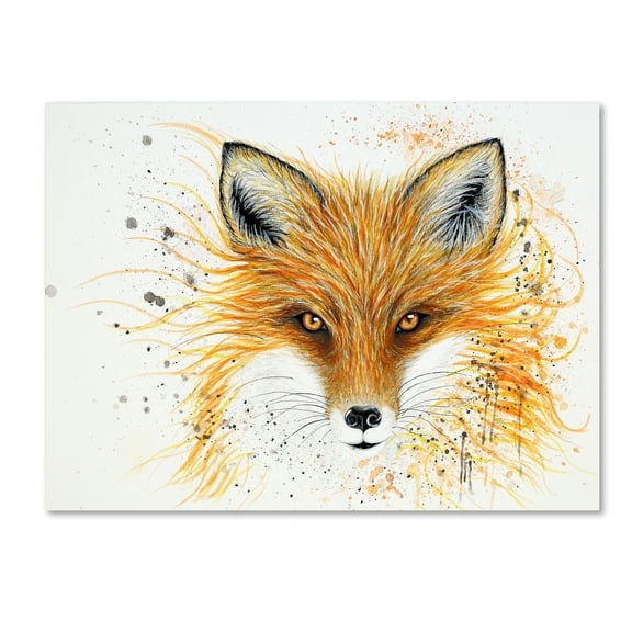 Trademark Fine Art 'Fox Fire' Canvas Art by Michelle Faber