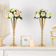 thumbnail image 4 of 2pcs Base Soporte Portaflores Velas Metal Decora Fiesta Boda DORADO, 4 of 5