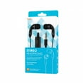 thumbnail image 3 of REIKO IN-EAR HEADPHONES WITH MIC IN BLACK, 3 of 3