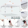 thumbnail image 6 of Renwick 12x12 Ft Instant Pop Up Canopy with Roller Bag and Sandbags, White, 6 of 9