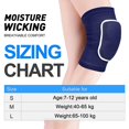 thumbnail image 5 of Non-slip Knee Brace Soft Knee Pads Breathable Knee Compression Sleeve, 5 of 5