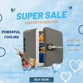 thumbnail image 1 of CNKOO 6L Hot & Cold Car Refrigerator  1X Compact and Stylish Mini Fridge with Reversible Door and Adjustable Temperature Control  Suitable for Car  Home  Office  and RV Use, 1 of 7