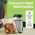 thumbnail image 4 of InstaSeal Food Vacuum Sealer Machine, Upright Vacuum Sealer Machine Allows to Vacuum Seal Liquids, Food Sealer, Keeps Food Fresh Longer As Seen on TV Products, 4 of 12