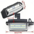 thumbnail image 4 of 2pcs Led License Number Plate Light Lamps For 2 3 Eclipse 3 4 Cross Galant Xpander I-miev, 4 of 5