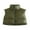 Army Green, variant on Women's Winter Crop Vest Lightweight Sleeveless Warm Outerwear Puffer Vest Padded Gilet